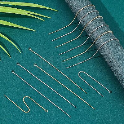 20Pcs 2 Colors 304 Stainless Steel Stud Earrings Findings STAS-UN0036-78-1