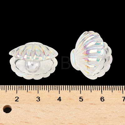 UV Plating Ocean Theme Transparent Resin Cabochons CRES-D306-01B-1