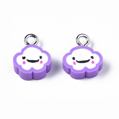 Handmade Polymer Clay Charms CLAY-N006-37B-01E-1