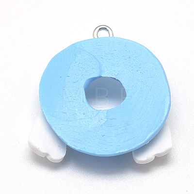 Handmade Polymer Clay Pendants X-CLAY-Q240-021C-1