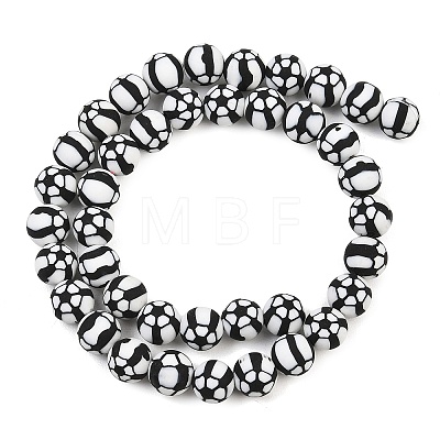 Handmade Polymer Clay Beads Strands PY-CBAEC33-01H-1
