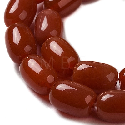 Natural Carnelian Column Beads Strands G-P063-67-1