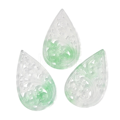 Natural Quartz Carved Pendants G-Z162-03-1
