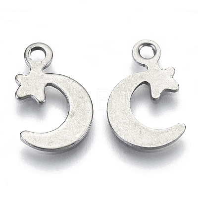 201 Stainless Steel Charms STAS-R116-041B-1