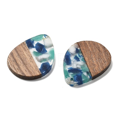 Resin and Walnut Pendants FIND-R051-04C-1