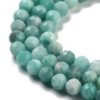 Natural Amazonite Beads Strands G-G140-A18-03-1