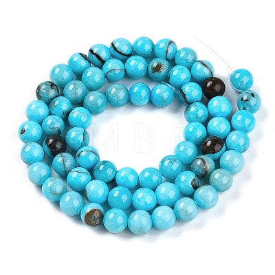 Natural Persian Jade Beads Strands G-A255-A02-01H-1