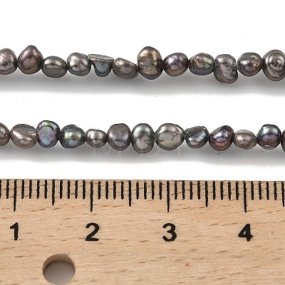 Dyed Natural Cultured Freshwater Pearl Beads Strands PEAR-A006-01B-1