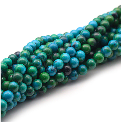 Synthetic Chrysocolla Beads Strands G-F647-02-B-01-1