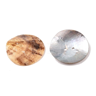 2-Hole Mother of Pearl Buttons SHEL-T012-43B-1