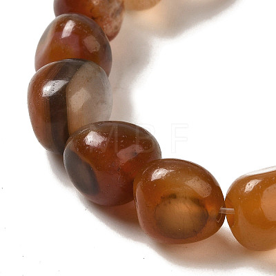 Natural Red Agate Beads Strands G-NH0017-B03-02-1