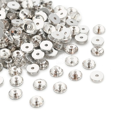 Faceted Transparent Glass Beads GLAA-P075-01C-01-1