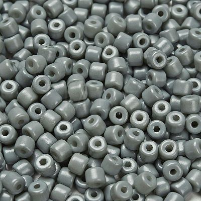 Baking Paint Pearlized Glass Seed Beads SEED-C001-04A-07-1