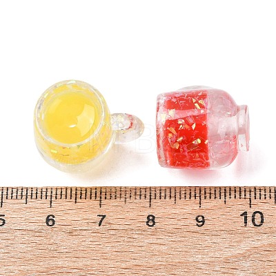 Luminous Transparent Resin Beads RESI-B039-15-1