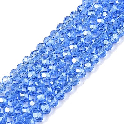 Electroplate Glass Beads Strands LS-EGLA-A044-T4mm-A14-1