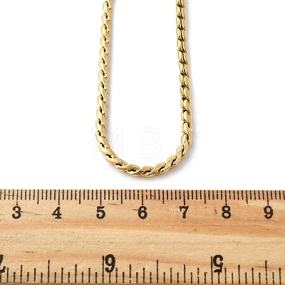 304 Stainless Steel Rope Chain Necklaces for Women NJEW-Q026-02G-1