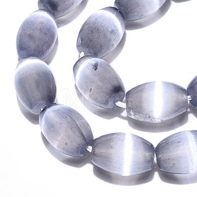 Dyed Natural Selenite Beads Strands G-T138-233B-1