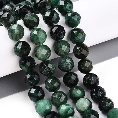 Natural Fuchsite Beads Strands G-S345-10mm-33-1