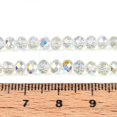 Transparent Glass Beads Strands X-EGLA-N016-4mm-06-1