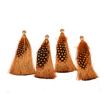 Polyester Tassel Big Pendant Decorations X-FIND-T043-07-1