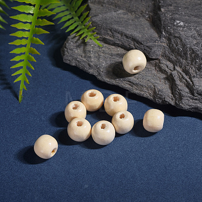 Natural Wood Beads LS-TB10mmY-8-1