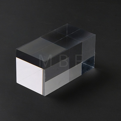 Square Transparent Acrylic Jewelry Display Pedestals ODIS-WH0329-31D-1