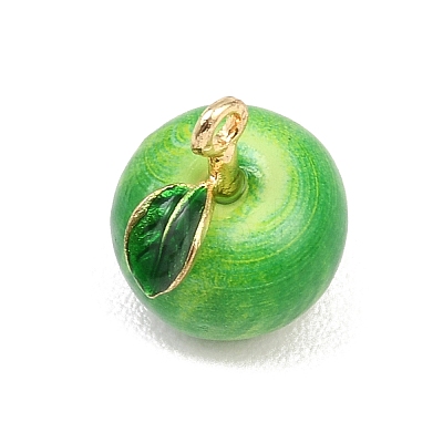 Fruit Alloy Enamel Charms ENAM-P264-02C-G02-1