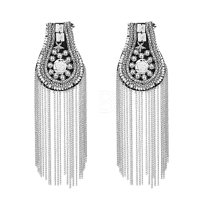 SUPERFINDINGS 2Pcs Fashionable Tassel Epaulettes FIND-FH0008-80P-1