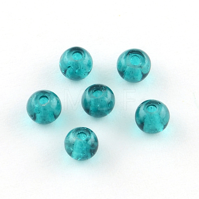 Transparent Crackle Glass Beads CCG-R001-4mm-M-1