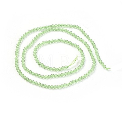 Transparent Glass Beads Strands GLAA-F094-A20-1