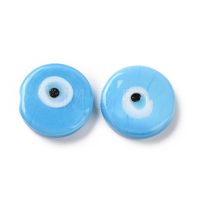 Handmade Evil Eye Lampwork Beads LAMP-E026-01-1