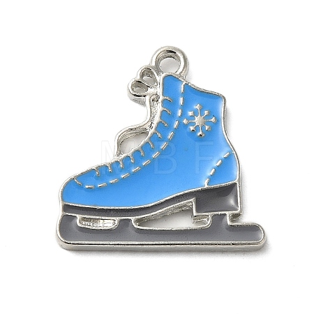 Winter Theme Alloy Enamel Pendants ENAM-M002-05C-P-1