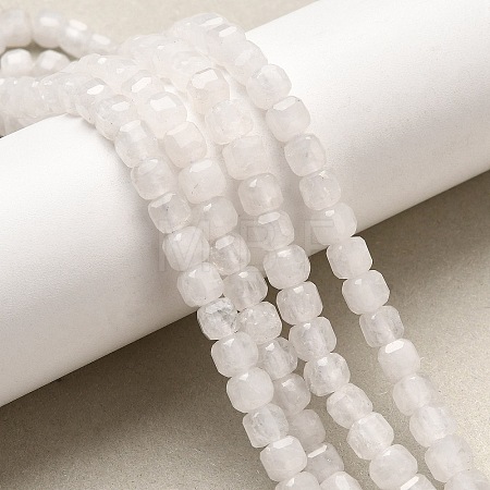 Natural White Jade Beads Strands G-F797-A14-01-1