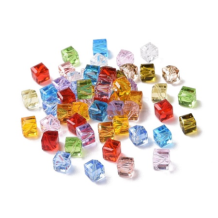 Imitation Austrian Crystal Beads SWAR-F069-6x6mm-M-1