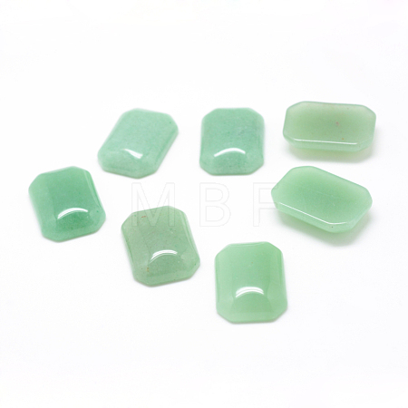 Natural Green Aventurine Gemstone Cabochons G-T028-18x25mm-03-1