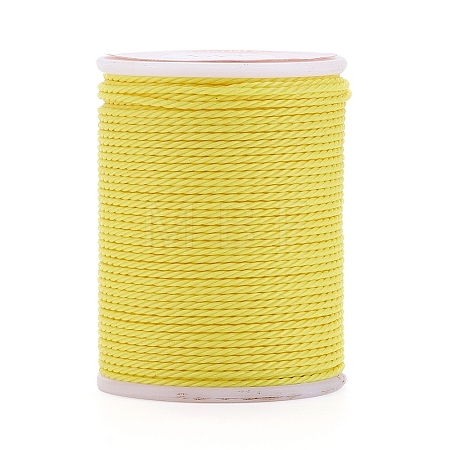 Round Waxed Polyester Cord X-YC-G006-01-1.0mm-04-1