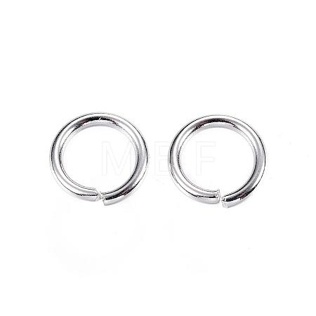Tarnish Resistant 304 Stainless Steel Open Jump Rings STAS-D448-092P-9mm-1