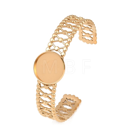 304 Stainless Steel Cuff Bangle Making STAS-F366-11B-G-1