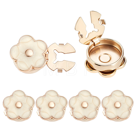 6Pcs Zinc Alloy Cufflinks BUTT-ME0001-50B-01-1
