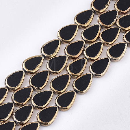 Electroplate Glass Beads Strands X-EGLA-S188-04A-1