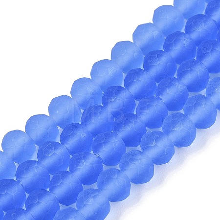 Transparent Glass Beads Strands EGLA-A044-T6mm-MD14-1