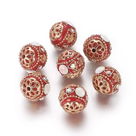 Handmade Indonesia Beads IPDL-F027-05A-1
