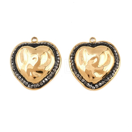 304 Stainless Steel Pendants STAS-P445-01A-G-1