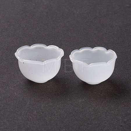 Handmade Blown Glass Flower Beads GLAA-Z003-02-1