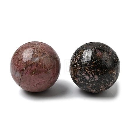 Natural Rhodonite No Hole Sphere Beads G-I367-05-13-1