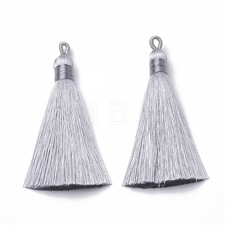 Polyester Tassel Big Pendants Decoration AJEW-S059-12-1