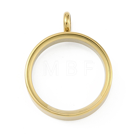 Ion Plating(IP) 304 Stainless Stee Locket Pendants STAS-S132-16G-03-1