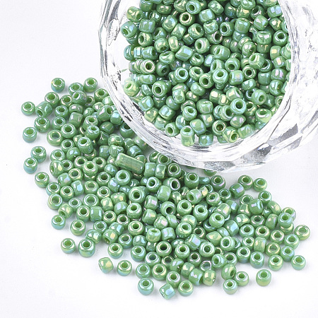 Opaque 8/0 Glass Seed Beads SEED-S023-01B-07-1