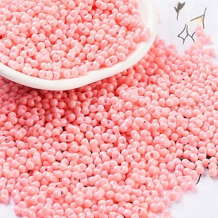 Baking Paint Glass Seed Beads SEED-A033-05M-1