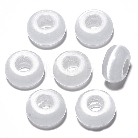 Cat Eye European Beads X-G-S359-071E-1